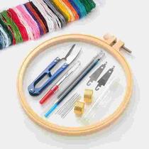Embroidery stretcher handmade diy embroidery tool set embroidery stretcher cross stitch frame support embroidery tent frame fixed circle round