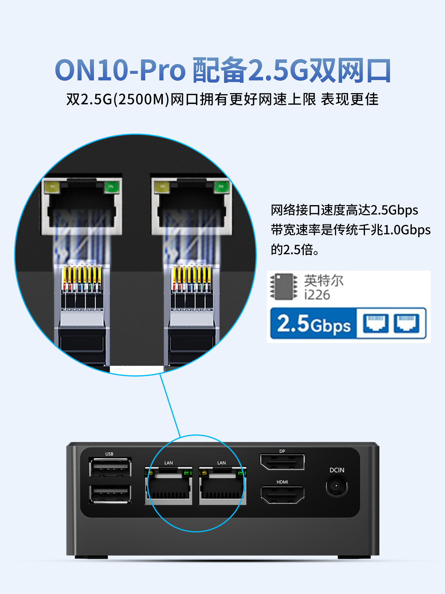 [Tianhong Qn10] Mini Host N95/N100/N150 Micro Computer Nuc Barebone for Home Office Small Desktop Low Power Consumption Dual Network Port Soft Router Mini-Pc