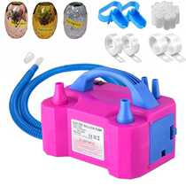Carefully selected electric air pump ball blowing machine automatic air pump double hole accessories set rechargeable frog