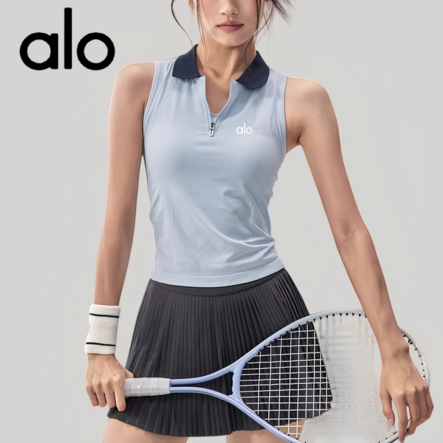 AIo プリーツ スポーツ ミニスカート 夏用 防寒 通気性 テニススカート ハイウエスト アウトドア ランニング ヨガスカート