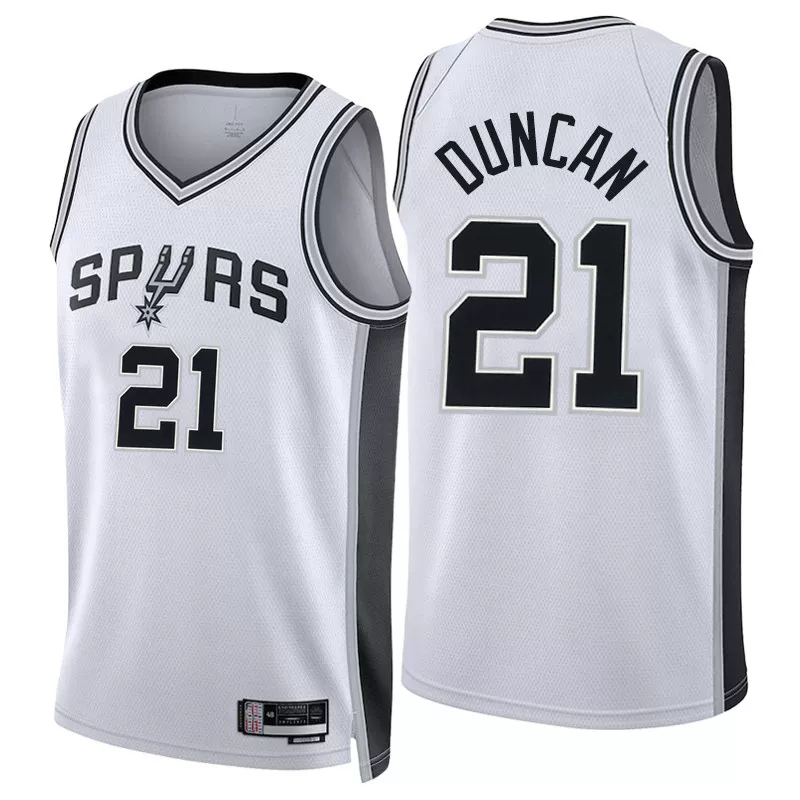 Футболка баскетбольная Spurs 25-26 Джерси №1 Венбан Яма 4 Фокс 3 Келден Вассел Униформа фан-издание штаны