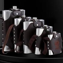 Stainless steel flask portable flask portable flask large capacity flask white steel flask 1 catties 5 catties