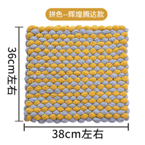 Snowball big number Ball BALL LINE SOFA CAR CUSHION GROUND MAT HAND WOVEN AIR CONDITIONING BLANKET QUILTED WOOL WIRE REGIMENT