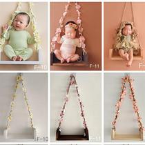 Newborn Baby Girls Photography Props Photography Wooden Swin