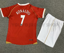Ronaldo Kids Kit 2006-07 Manchester Retro football jersey