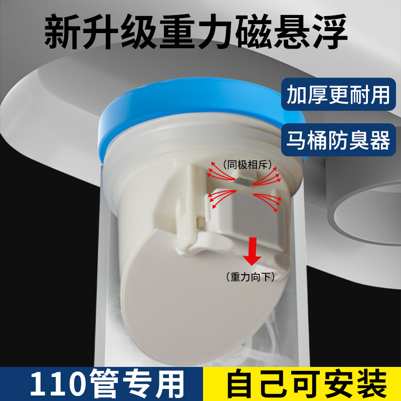 Toilet flange toilet universal 110pvc lower water pipe anti-backstop valve anti-fall irrigation anti-water floor drain pipe-Taobao