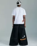 Jnco Backgy Jeans Y2K Hop Hop Pocket Black Bins Mens W