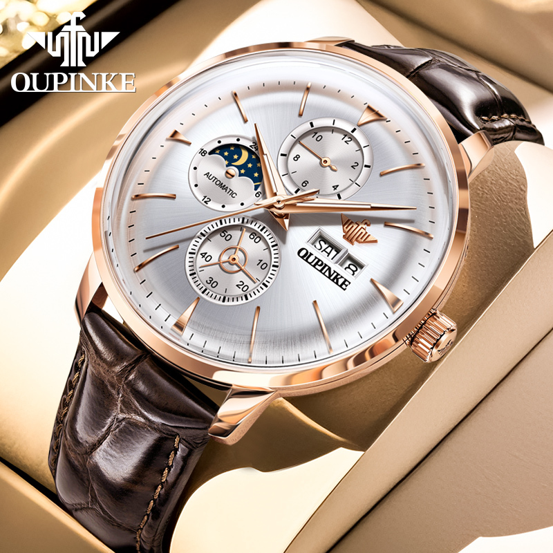 Authentic Swiss Patek ­ Feili Watch Original Imported Complex Series Men's Automatic Mechanical Watch Fashionable Men's Watch