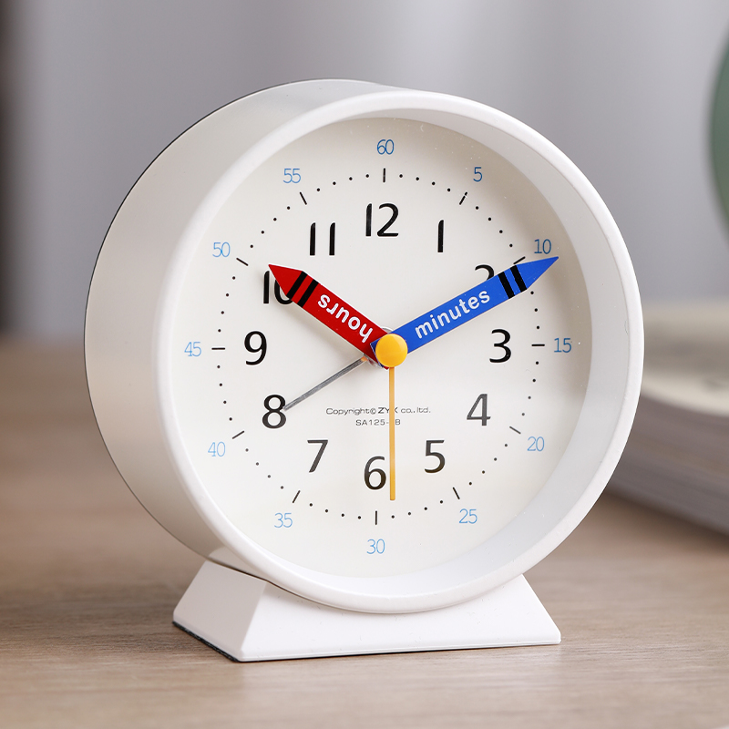 Little Miamie Family Brand Official Brief Petty Clock Pendulum Desktop Children Boy Clock Girls Bedroom Desktop Students-Taobao