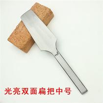 Brick knife double-sided tile knife all-steel trowel bricklaying knife wall construction trowel masonry tool masonry knife