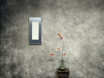 Calligraphy and painting frame free of mounting hard card bucket square gold and silver foil old paper wax paper