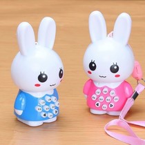 Singing mini bunny baby toy music nursery rhyme puzzle 0-1 year old 3 children story machine early education machine