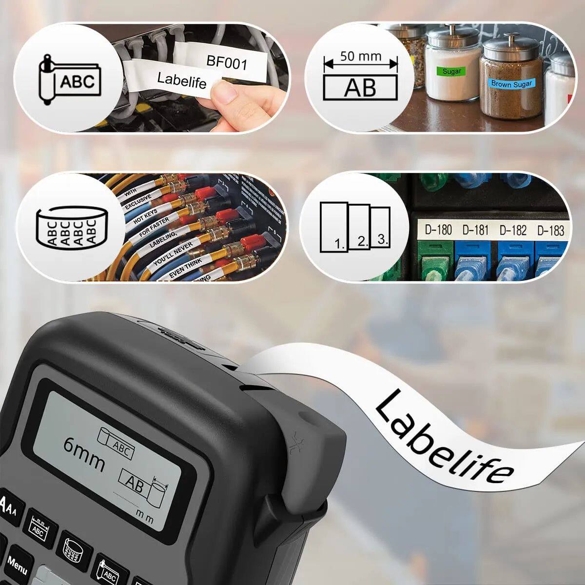 Плоттер label maker printer e1000pro label machine label tape 231 bl