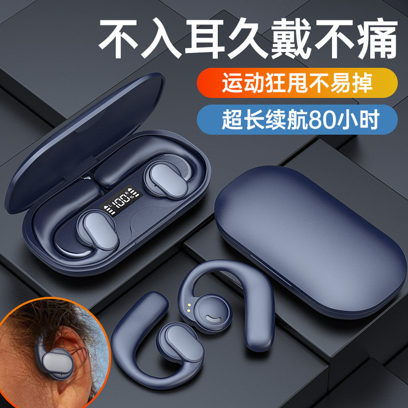 2023 new not-in-ear ultra-long sequel high-end sports wireless Bluetooth headphones suitable for Huawei Apple Android-Taobao