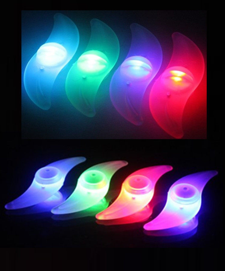 Factory Price Direct Bike Silicone Gel Spokes Light Blazing Wheel Lamp Wind wheel steel wire lamp