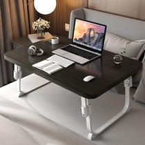 Liftable bed small table student desk study table foldable table dormitory upper bunk laptop table floating