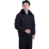 Зимний комплект, кашемировая рабочая куртка подходит для мужчин и женщин, увеличенная толщина, большой размер