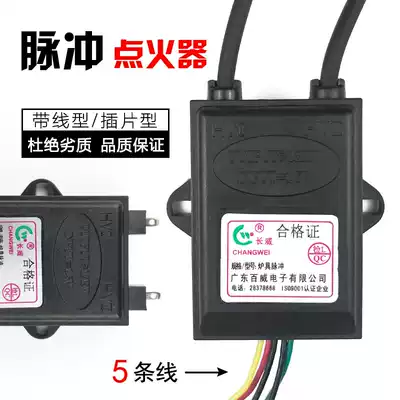 Gas stove 1 5v electronic pulse igniter double Port gas furnace liquefied gas stove with gas universal stove accessories