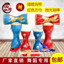 Manufacturer direct sales 12 14cm Adult fine waist drum Childrens chest drumbeat Drum Square Dance Fitness hand beat drum props