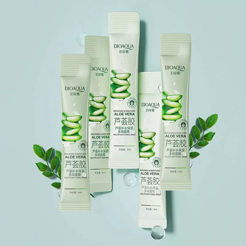 5PCS ALOE VERA GEL PORTABLE FASK SOOTHING and Repairi