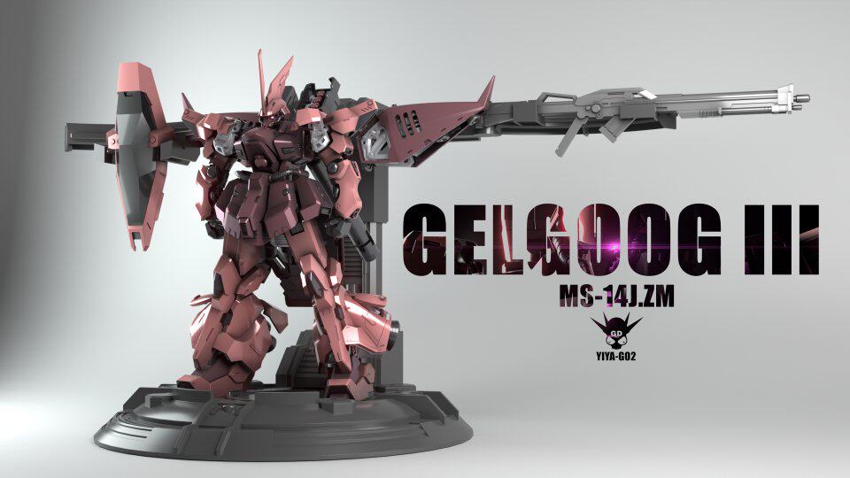 YIYA GELGOOG III MS 14J ZM 1/120 SCALE MODEL KIT FULL EQUIPMENT VER