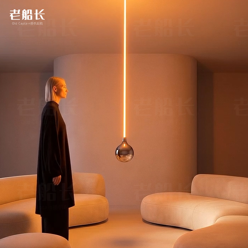 Italian Oops Chandelier Designer Italian Modern Minimalist Style Dining Room Bedroom Staircase Open Space Living Room Creative Lamp