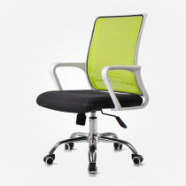 Shanert staff office chair backrest mid-level chair breathable lifting swivel chair computer chair conference chair office furniture white