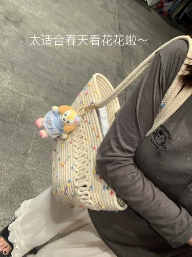 Вместительная и большая сумка через плечо, универсальная пляжная сумка на одно плечо