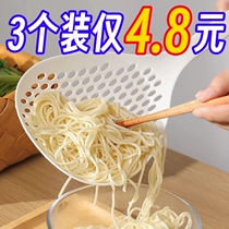 Day Style Large Leaking Spoon Home Filter Screen Kitchen Nylon High Temperature Resistant Fishing Noodle Cooking Noodle Leaking Nets Dumplings Spoons