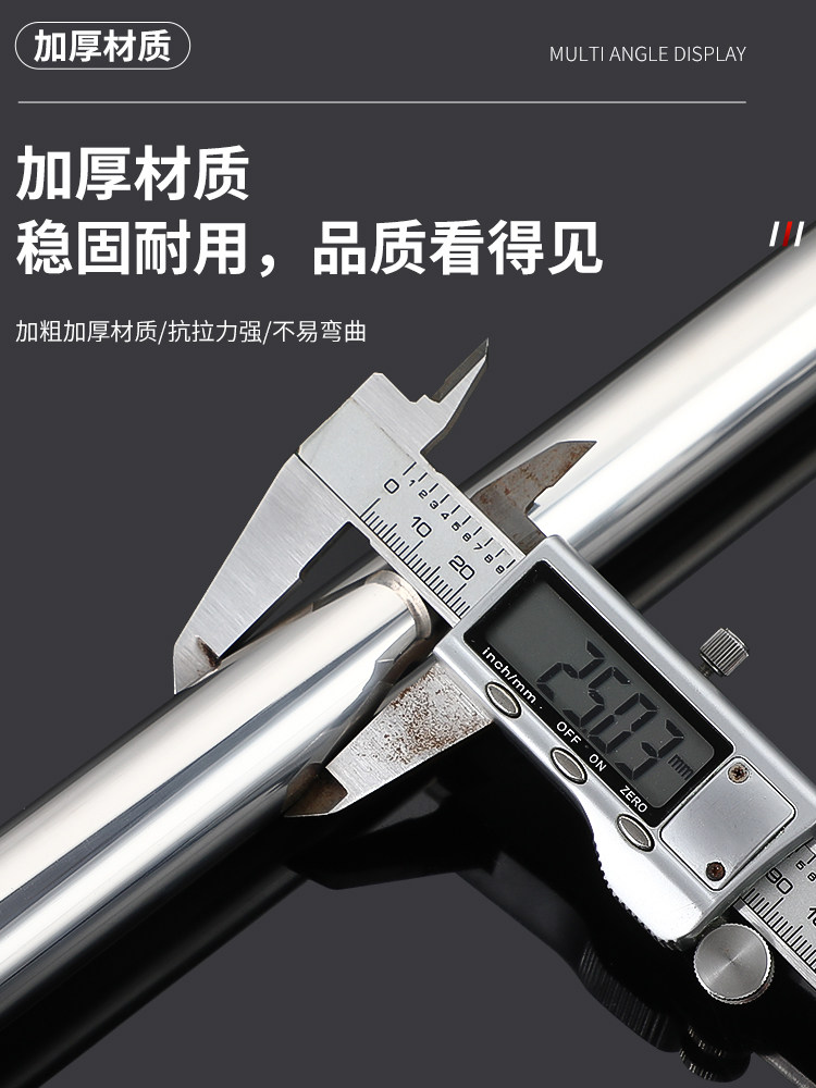 Bathroom Tempered Glass Door Handle Stainless Steel Shower Room Door Handle Bathroom Sliding Door 304 Copper Core Handle