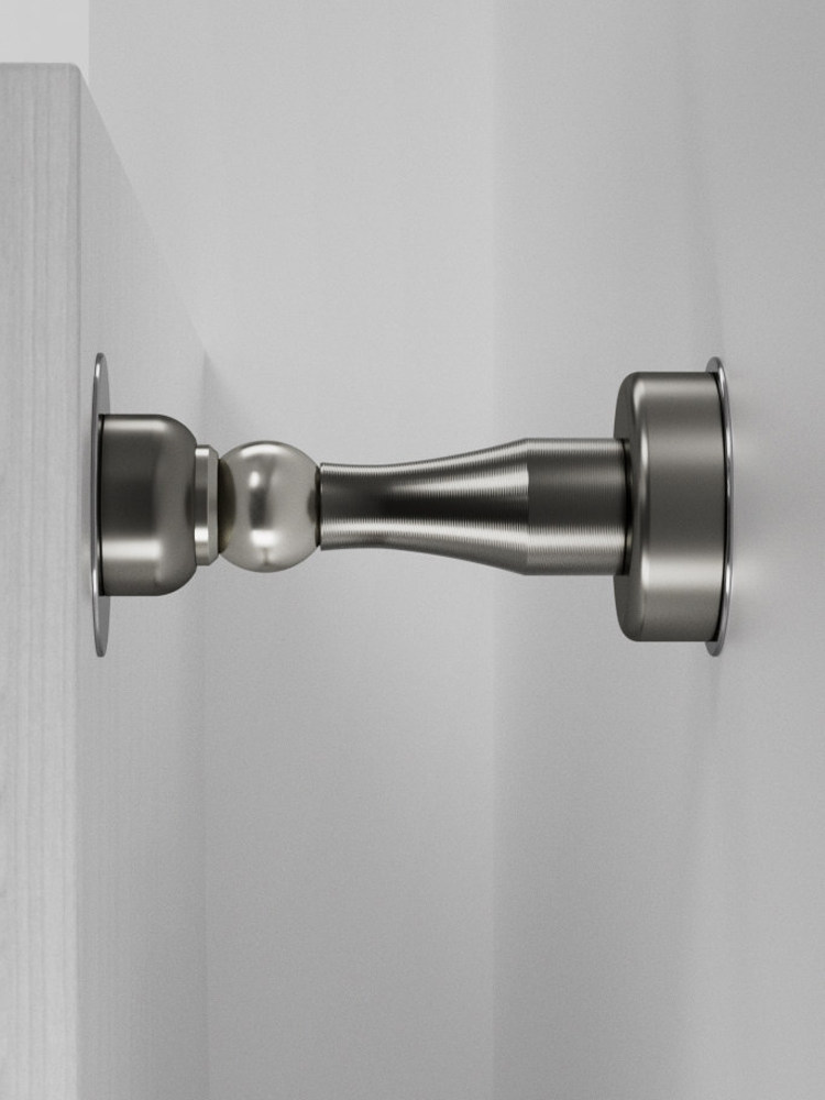 New Strong Magnetic Door Stopper, No Drilling Required, Anti-Collision Door Stop, Bathroom Floor Suction, Door Back Suction, Fixed Wall Suction, Door Blocker, Wall-Mounted