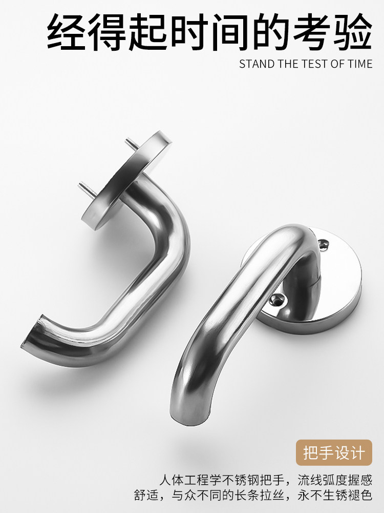 Elevator Machine Room Door Lock Cylinder, Copper Core Fire Door Lock, Special Lock for Fire Doors, Universal Complete Lock Body, Door Handle, Rust-Proof