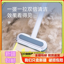 Xinjiang long-handled hair removal brush cat hair cleaning artifact sofa bedding two-way hair remover multi-function