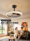 Hp Lighting Medieval Style Atmosphere Fan Lamp Restaurant Bedroom Smart Eye Protection Bauhaus Crystal Ceiling Fan Lamp