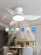HP lighting eye protection integrated fan light ceiling fan light full spectrum modern simple high-end silent restaurant chandelier