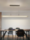 Hp Lighting Full-Spectrum Restaurant Chandelier, Eye-Protecting, Simple and Modern, Restaurant Bar Dining Room Smart Long Strip Dining Chandelier