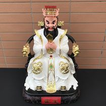 New resin white-clothed Four Seas Dragon King statue for home use to worship the true king the Dragon King the Great Emperor Buddha statue ornaments