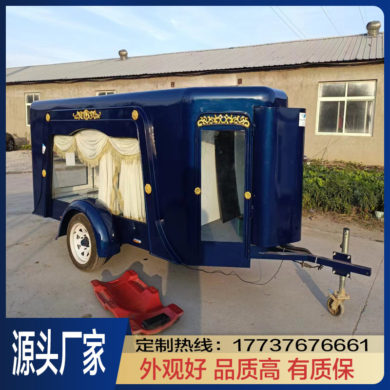 Eurostyle Western armchair Malala's white blue heart-car royal funeral carriage can be changed to electric outlet quality-Taobao