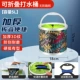 桶 5L Складное складываемое ведение утолщенное анти-утешение [отправить и добавить грубую водяную веревку]