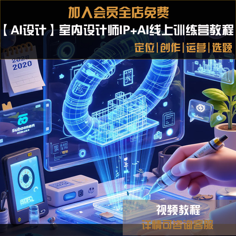 室内设计师IP主流自媒体平台运营小红薯抖创作选题定位案例ai教程