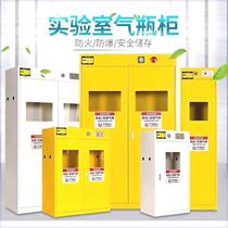 Full Steel Explosion Proof Gas Cylinder Cabinet Safety Cabinet Smart Alarm Steel Bottle Storage Cabinet Laboratory Acetylene Double Bottle Coal Gas Tank Cabinet