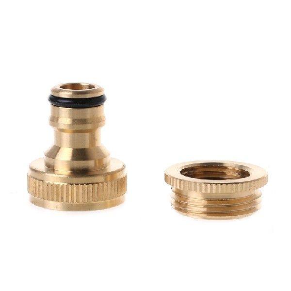 Brass Hose Tap Connector 4 6 Washing Machine Garden-Taobao
