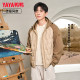 Cheng Lei star's ແບບດຽວກັນ 90+ ຊຸດ duck duck lightweight down jacket ຄູ່ຜົວເມຍແມ່ຍິງແບບ 2024 ເປືອກຫຸ້ມນອກລະດູເກັບກູ້