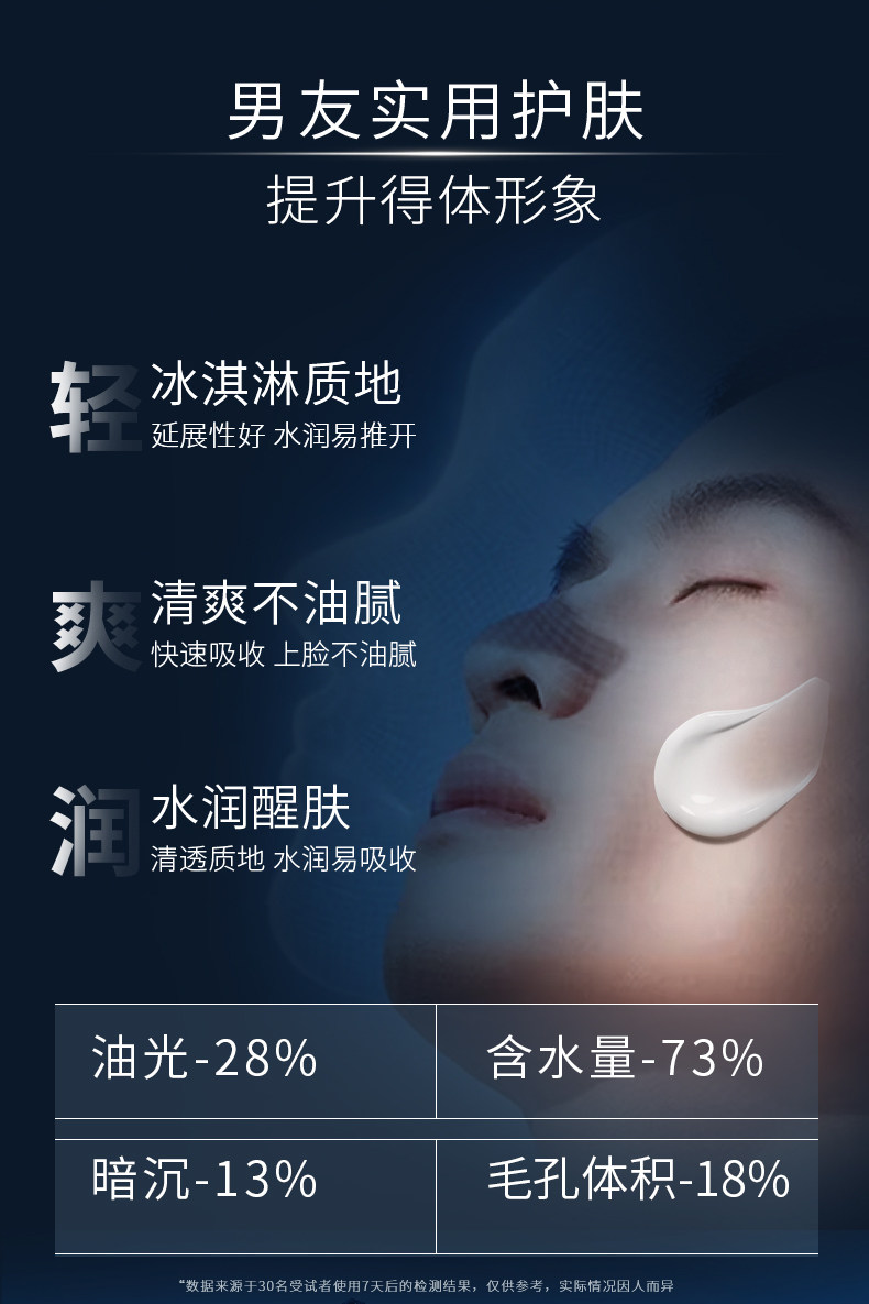 【中國直郵】 韓國 AHC 男士水乳洗面乳護膚套裝 保濕舒緩清爽補水 深層清潔控油 水120ml+乳120ml+潔面140ml+乳霜30ml 四件套