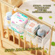 Bedside hanging basket baby bedside diaper storage box bed rail storage bag crib hanging storage bag