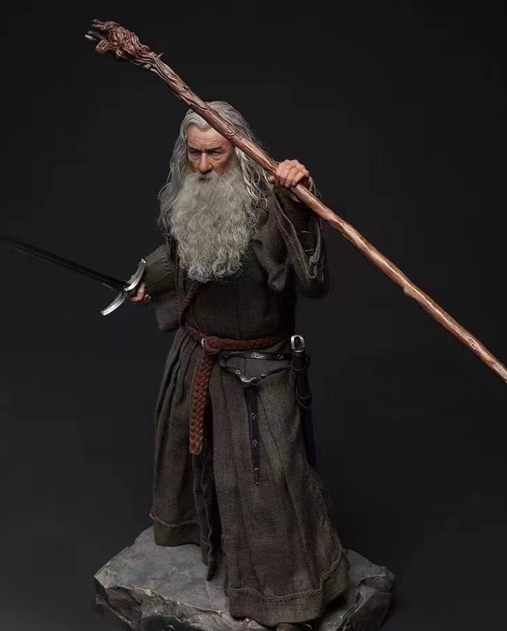 Spot Fat Residence Monarch Genuine authorised OS INART Gandalf (grey robe) statue handrun model cartoon-Taobao