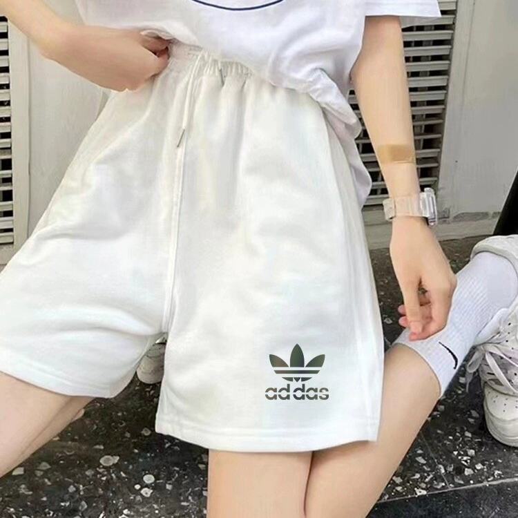Summer Clover Pure Cotton Shorts Unisex Loose Five-Point Pants Student Breathable Printed Casual Beach Shorts Trendy