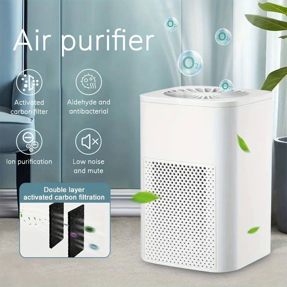 Центральная система поставок 1pc usb portable air purifier, office desktop vacuum cleaner