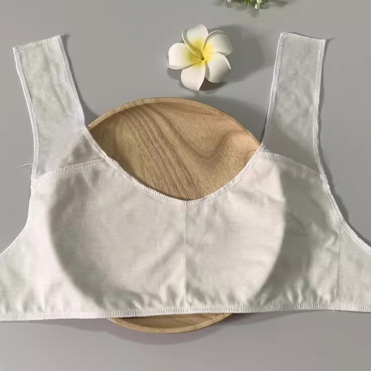Pure Cotton Padded Pajamas with Self-Sewn Cardigan Lining to Prevent Bumps, Home Wear with Chest Pads, Tank Top That Eliminates the Need for Wearing Underwear Pure Cotton Padded Pajamas with Self-Sewn Cardigan Lining to Prevent Bumps, Home Wear with Chest Pads, Tank Top That Eliminates the Need for Wearing Underwear