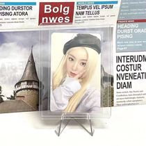 Xiaohongshus same style star chasing small card display stand transparent acrylic desktop ornaments hard card sleeve storage student Korean version